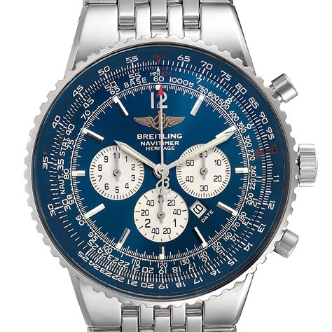 breitling navutimere heritageblue|breitling navitimer vintage.